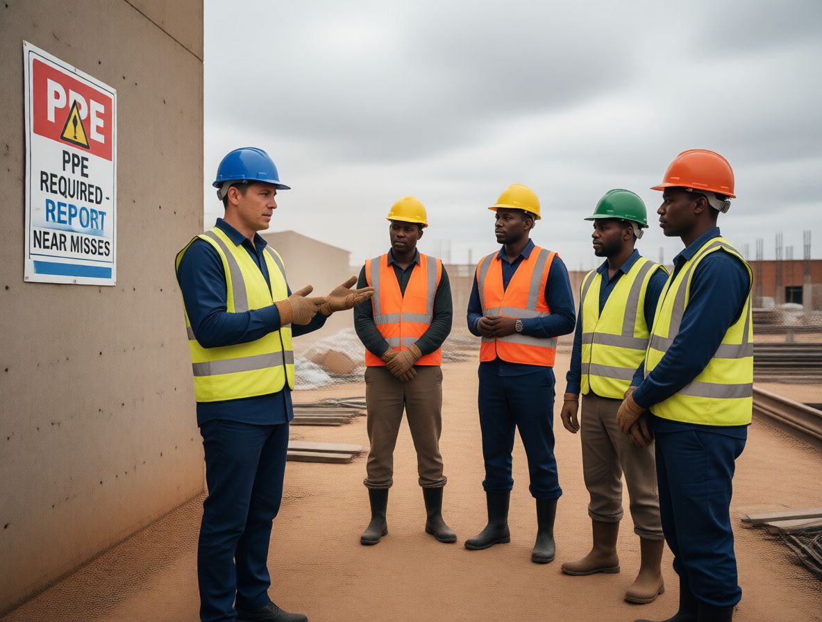 Safety Training at Construction Site